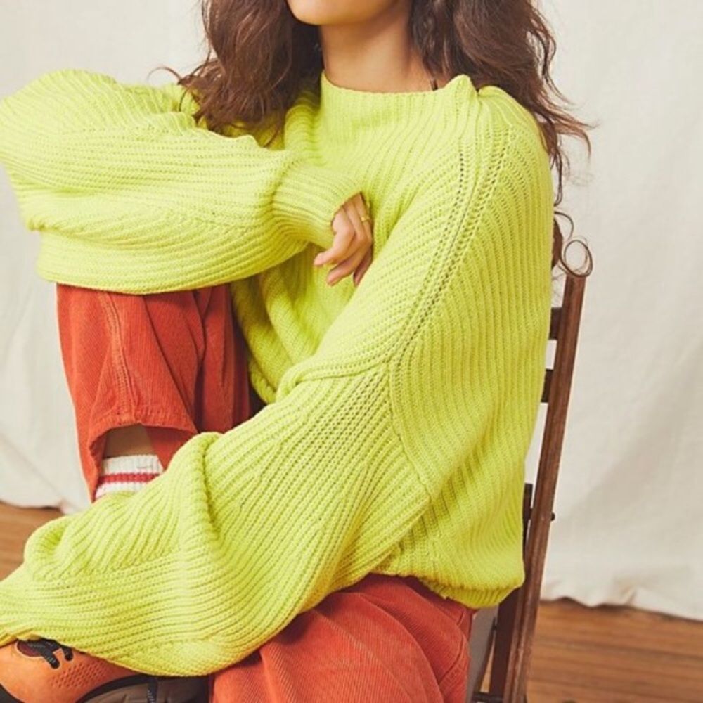 Free People Emmy Mock Neck Sweater